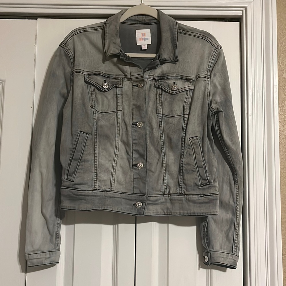 Lularoe: Gray Jean Jacket